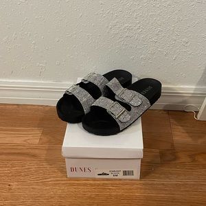 Dunes Starlight Black slides